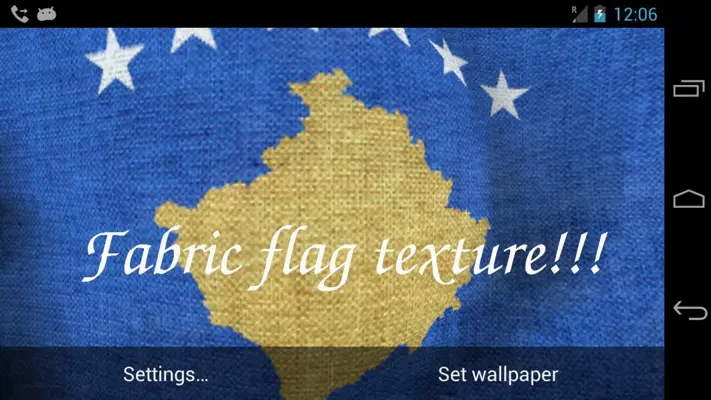 Kosovo Flag android App screenshot 0